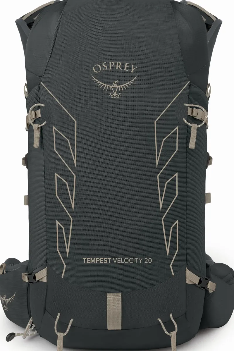 Osprey Fast & Light Rucksacks And Vests-Womens Tempest Velocity 20 Rucksack - Dark Charcoal-Chiru Tan