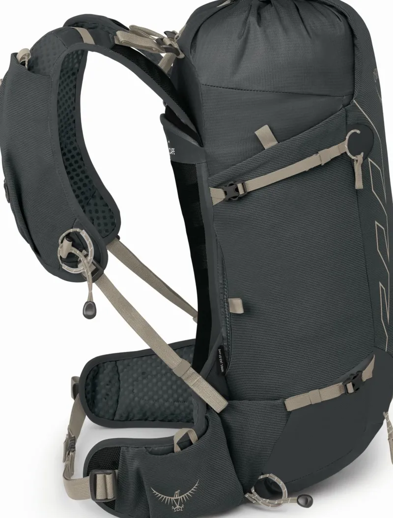 Osprey Fast & Light Rucksacks And Vests-Womens Tempest Velocity 20 Rucksack - Dark Charcoal-Chiru Tan