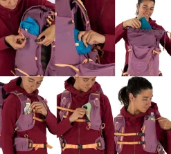 Osprey Fast & Light Rucksacks And Vests-Womens Tempest Velocity 20 Rucksack - Pashmina-Melon