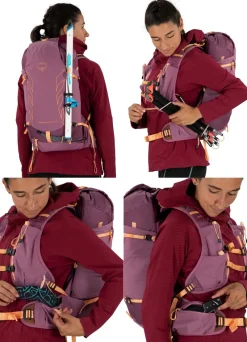 Osprey Fast & Light Rucksacks And Vests-Womens Tempest Velocity 20 Rucksack - Pashmina-Melon