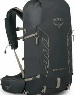 Osprey Fast & Light Rucksacks And Vests-Womens Tempest Velocity 30 Rucksack - Dark Charcoal-Chiru Tan