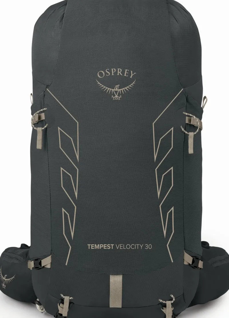 Osprey Fast & Light Rucksacks And Vests-Womens Tempest Velocity 30 Rucksack - Dark Charcoal-Chiru Tan