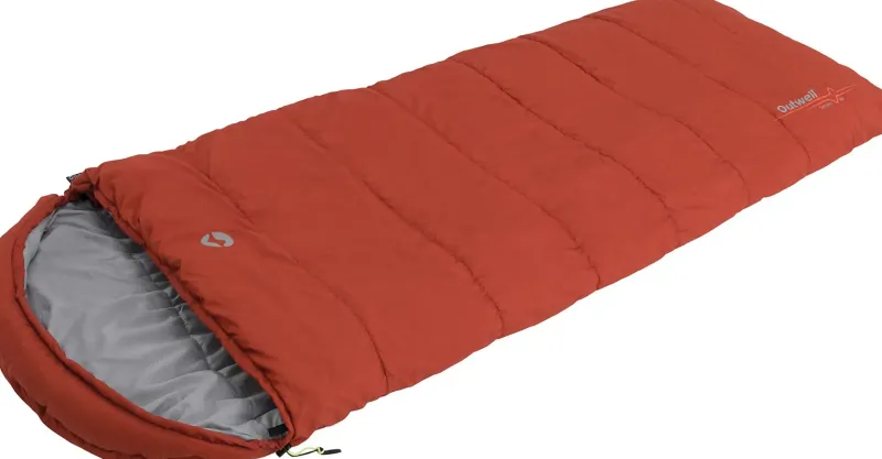 Outwell Family & Leisure Sleeping Bags-Campion Lux Sleeping Bag - Burnt Orange