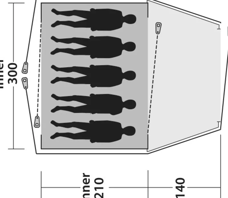 Outwell Family & Leisure Tents-Cloud 5 Tent