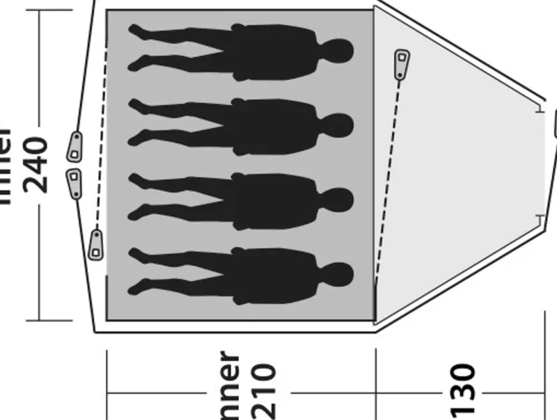Outwell Family & Leisure Tents-Cloud 4 Tent