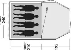 Outwell Family & Leisure Tents-Earth 4 Plus Tent