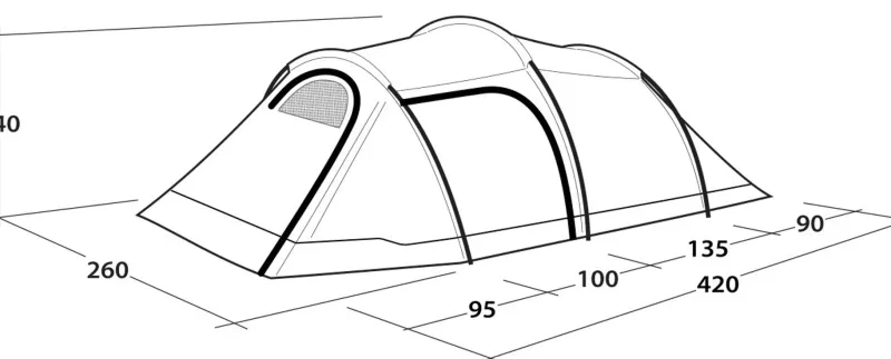 Outwell Family & Leisure Tents-Earth 4 Plus Tent