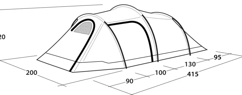 Outwell Family & Leisure Tents-Earth 3 Plus Tent