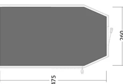 Outwell Footprints & Floors-Nevada 4 Footprint