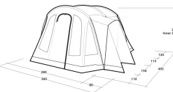 Outwell Family & Leisure Tents-Nevada 4 Tent