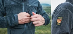 Paramo Fleece & Mid Layer-Mens Bentu Plus Fleece - Dark Grey