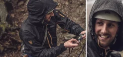 Paramo Windshirts-Mens Enduro Windproof Jacket - Fire-Midnight