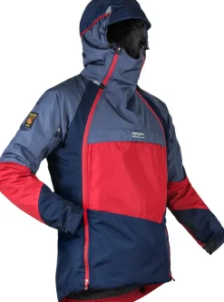 Paramo Waterproof Jackets-Mens Velez Evolution Hybrid Smock - Midnight-Fire-Indigo
