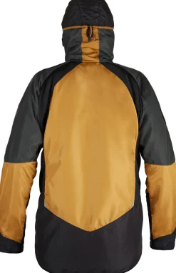 Paramo Waterproof Jackets-Mens Velez Evolution Hybrid Smock - Cumin-Steel-Black