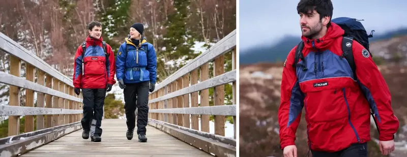 Paramo Insulated Jackets|Insulated Jackets-Unisex Aspira 360 Smock - Fire-Indigo