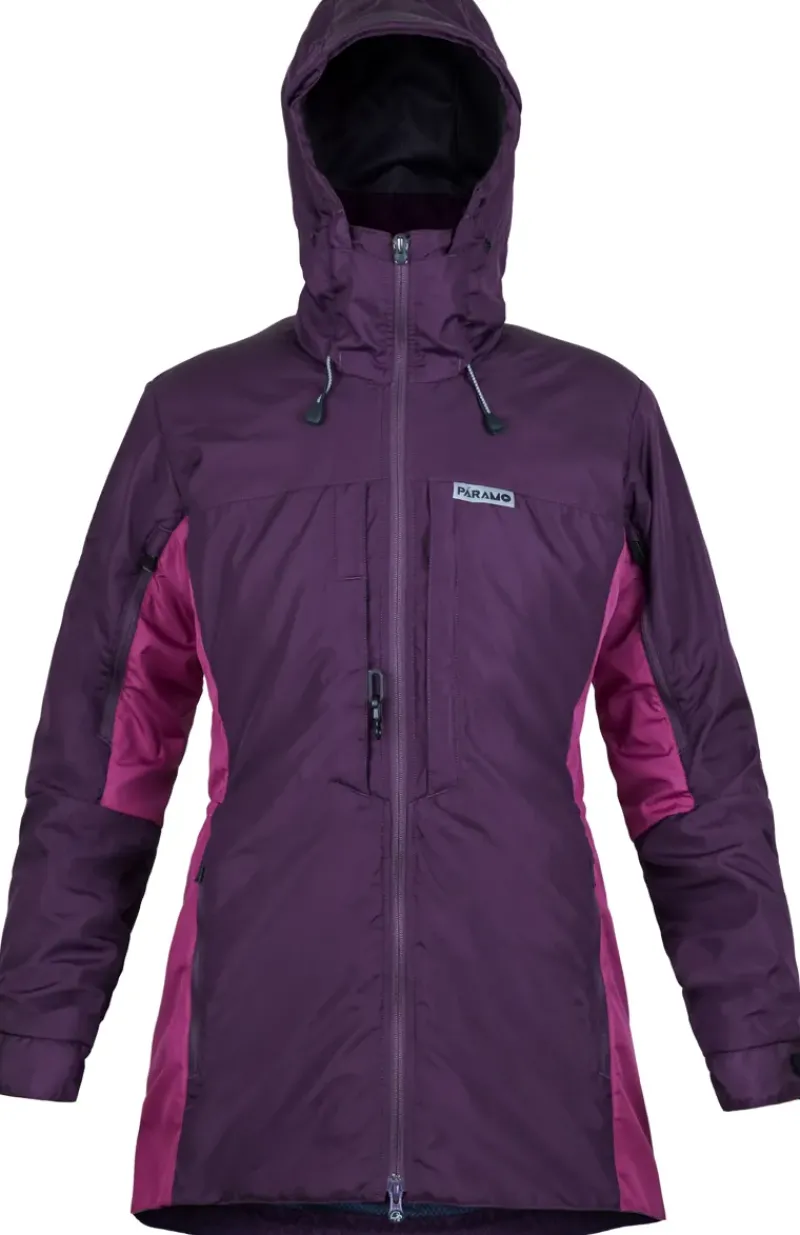 Paramo Waterproof Jackets-Womens Alta III Jacket - Elderberry-Foxglove Trim
