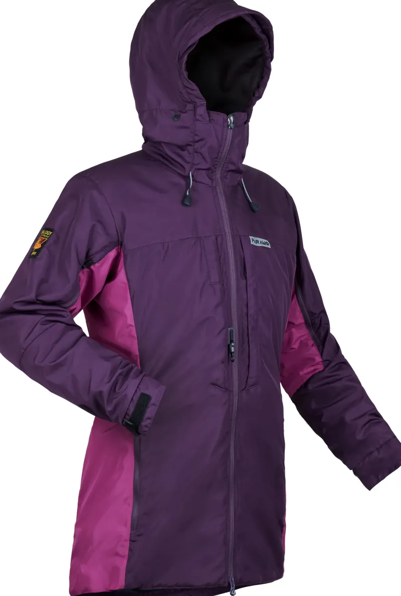 Paramo Waterproof Jackets-Womens Alta III Jacket - Elderberry-Foxglove Trim