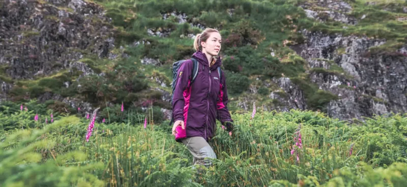 Paramo Waterproof Jackets-Womens Alta III Jacket - Outback Red-Wine