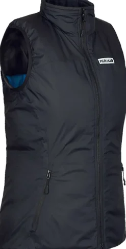 Paramo Vests & Gilets-Womens Torres Medio Gilet - Black-Elderberry Lining