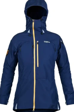 Paramo Windshirts-Womens Ventura Windproof Jacket - Midnight-Gold Zip