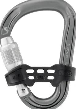Petzl Carabiners & Quickdraws-Attache Bar Carabiner - Gray