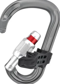 Petzl Carabiners & Quickdraws-Attache Bar Carabiner - Gray