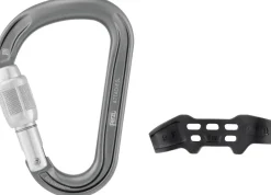 Petzl Carabiners & Quickdraws-Attache Bar Carabiner - Gray