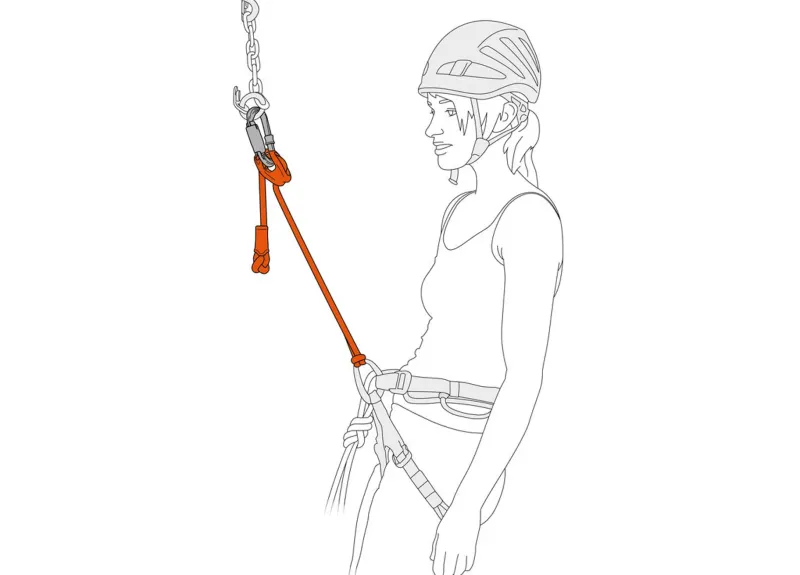 Petzl Ropes & Slings-Connect Adjust - Orange