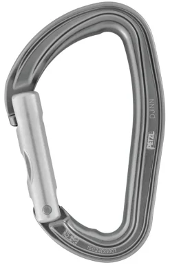 Petzl Carabiners & Quickdraws-Djinn Straight Gate Carabiner - Gray