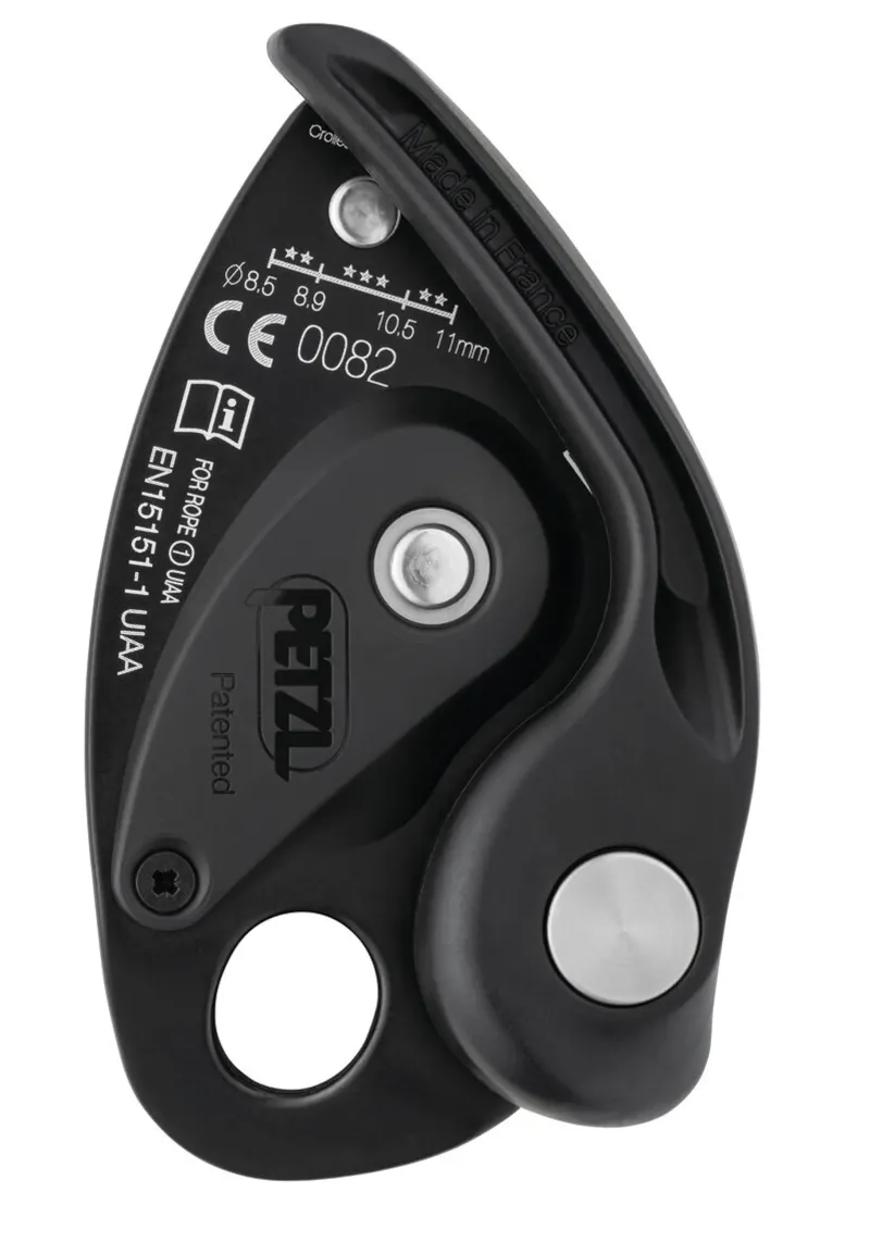 Petzl Belay & Protection-GRIGRI Belay Device - Grey