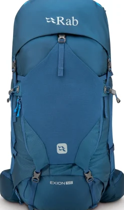 Rab Backpacking Packs-Exion 55 Rucksack - Tempest Blue - M-L