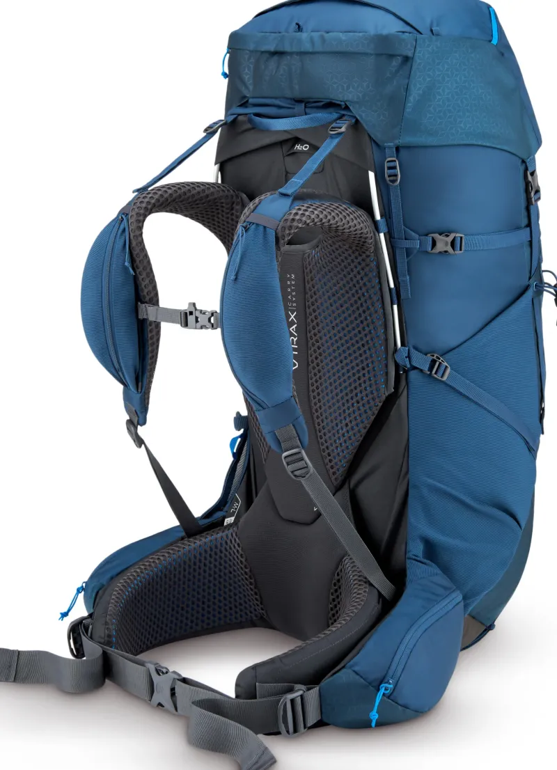 Rab Backpacking Packs-Exion 65 Rucksack - Tempest Blue - M-L