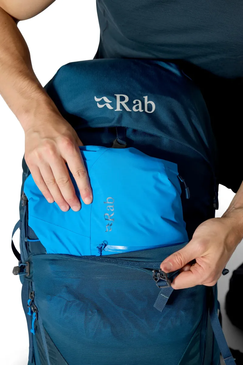 Rab Backpacking Packs-Exion 65 Rucksack - Tempest Blue - M-L