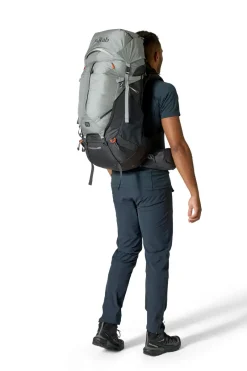 Rab Backpacking Packs-Hyperon 65 Rucksack - Dark Pewter-Anthracite M-L