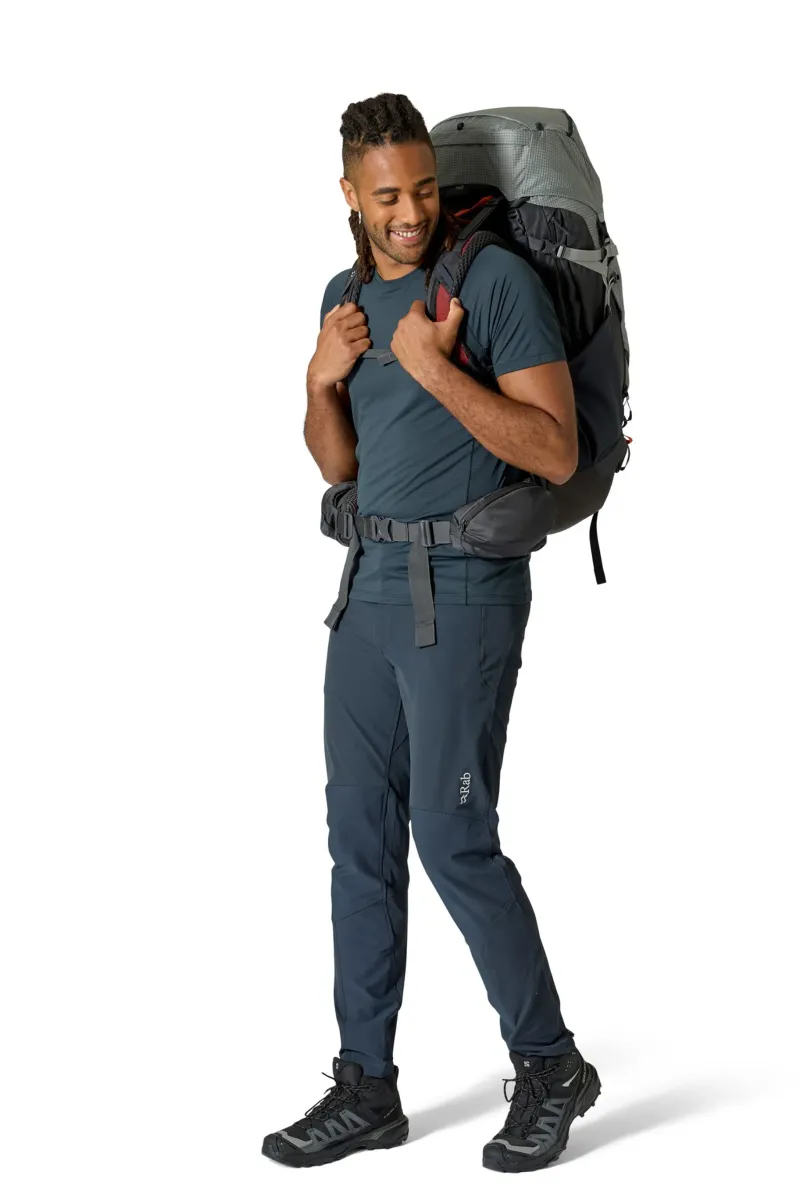 Rab Backpacking Packs-Hyperon 65 Rucksack - Dark Pewter-Anthracite M-L