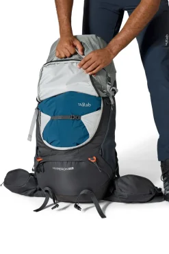 Rab Backpacking Packs-Hyperon 65 Rucksack - Dark Pewter-Anthracite M-L