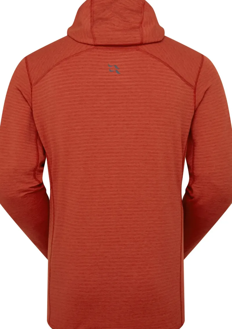 Rab Fleece & Mid Layer-Mens Ascendor Light Hoody - Tuscan Red