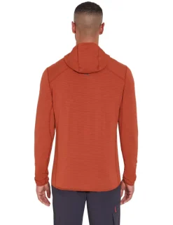 Rab Fleece & Mid Layer-Mens Ascendor Light Hoody - Tuscan Red
