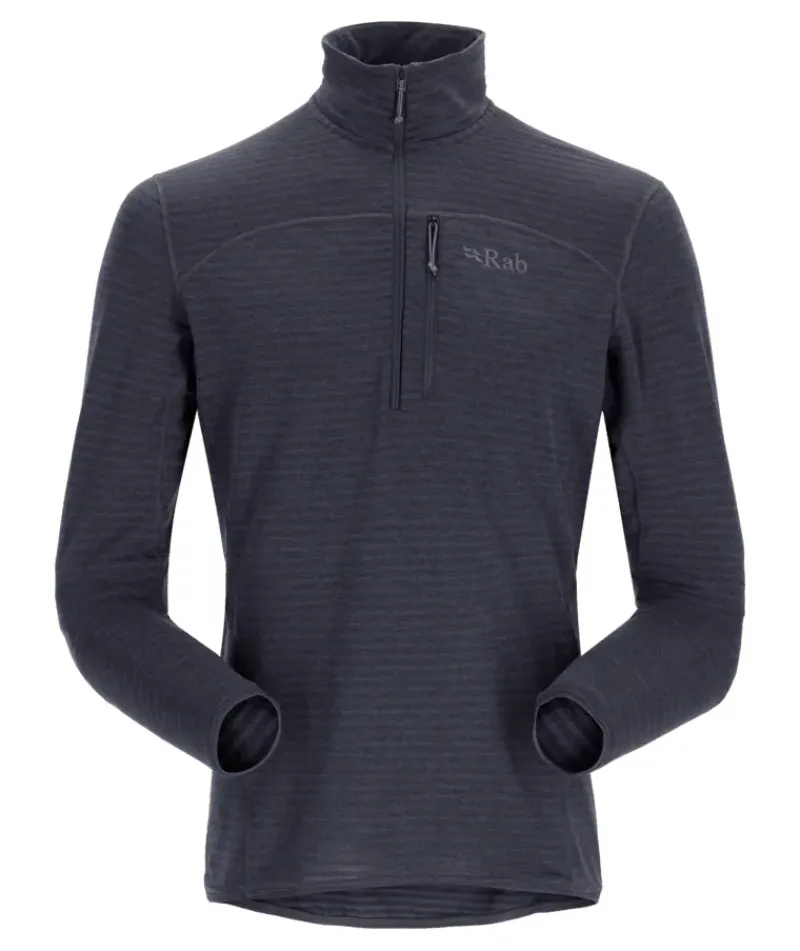 Rab Fleece & Mid Layer-Mens Ascendor Light Pull-On - Beluga
