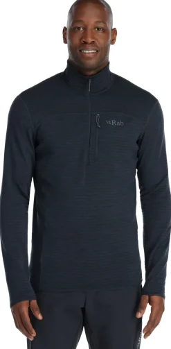 Rab Fleece & Mid Layer-Mens Ascendor Light Pull-On - Beluga