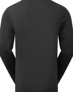 Rab T-Shirts & Baselayers-Mens Basecamp Logo Badge LS Tee - Beluga