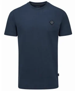 Rab T-Shirts & Baselayers-Mens Basecamp Logo Badge Tee - Tempest Blue