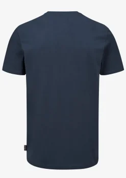 Rab T-Shirts & Baselayers-Mens Basecamp Logo Badge Tee - Tempest Blue