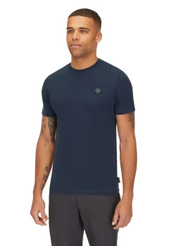 Rab T-Shirts & Baselayers-Mens Basecamp Logo Badge Tee - Tempest Blue