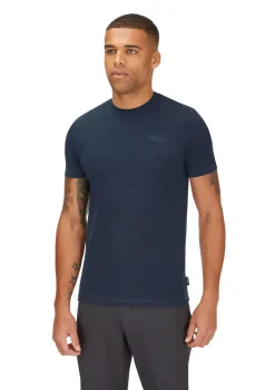 Rab T-Shirts & Baselayers-Mens Basecamp Logo Tee - Tempest Blue