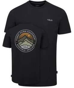 Rab T-Shirts & Baselayers-Mens Basecamp 3 Peak Tee - Beluga