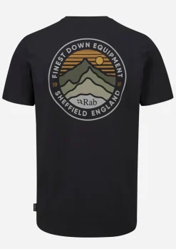 Rab T-Shirts & Baselayers-Mens Basecamp 3 Peak Tee - Beluga