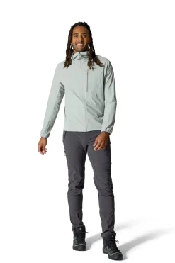 Rab Softshell Jackets-Mens Borealis Alpine Hoody - Light Zinc