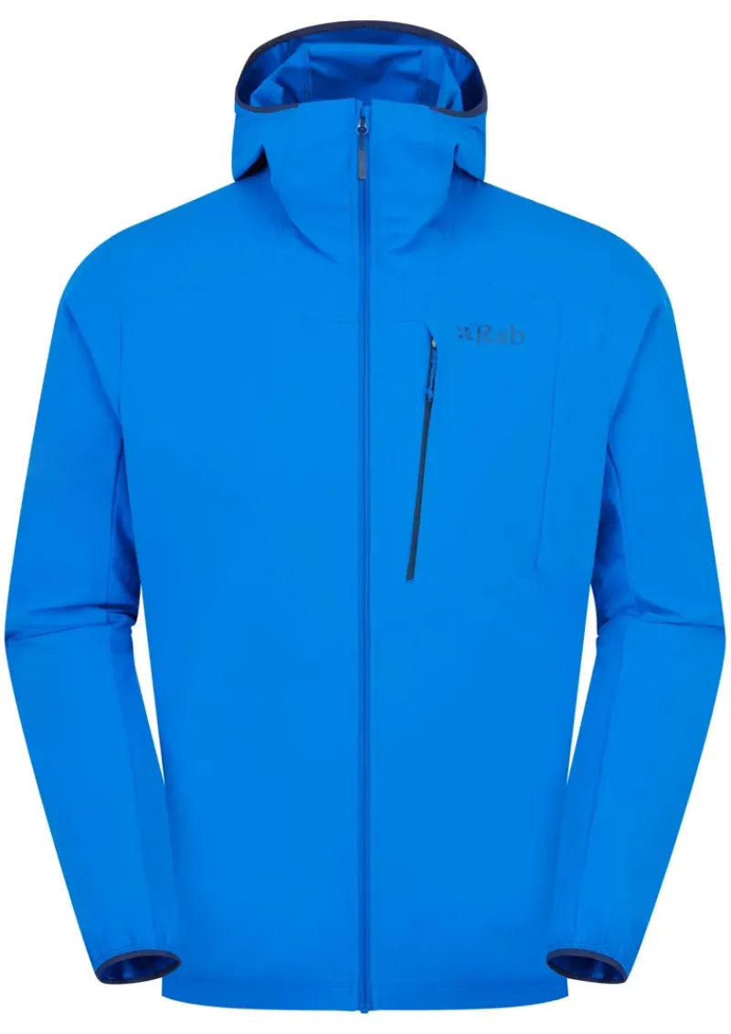 Rab Softshell Jackets-Mens Borealis Alpine Hoody - Maya Blue