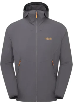 Rab Softshell Jackets-Mens Borealis Hoody - Graphene